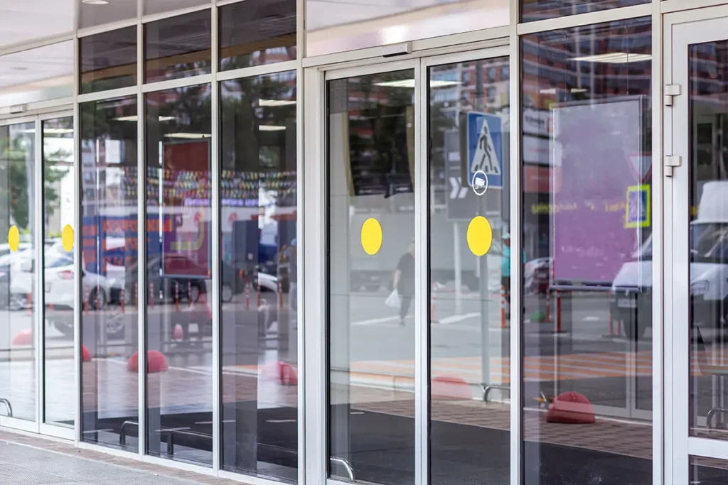 store front sliding doors