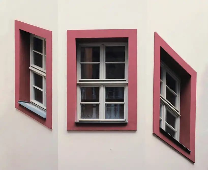 A set of three windows.